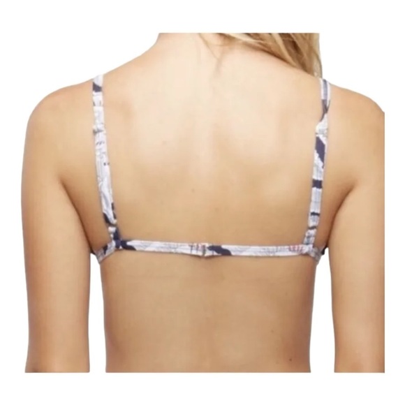 Tavik Zepplin Slinky Rib Bikini Swim Top in Evening Blue Size L NWT - Picture 5 of 8